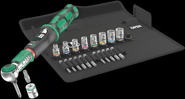 Torque Wrench Set, A2, 2N-m to 12N-m, 23 Pieces
