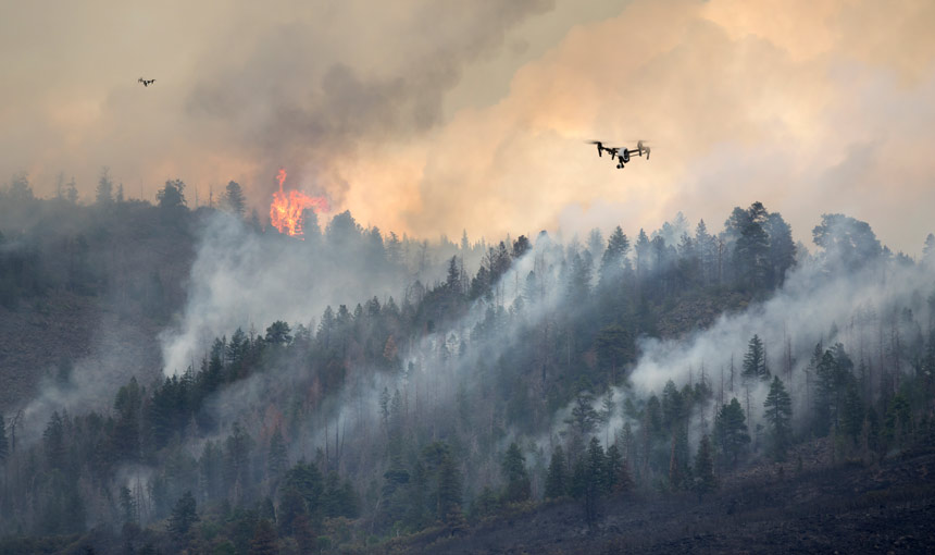fire fighting drones fire fighting drones
