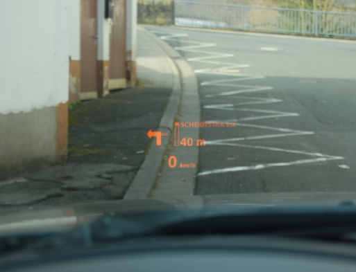 BMW heads-up display BMW heads-up display