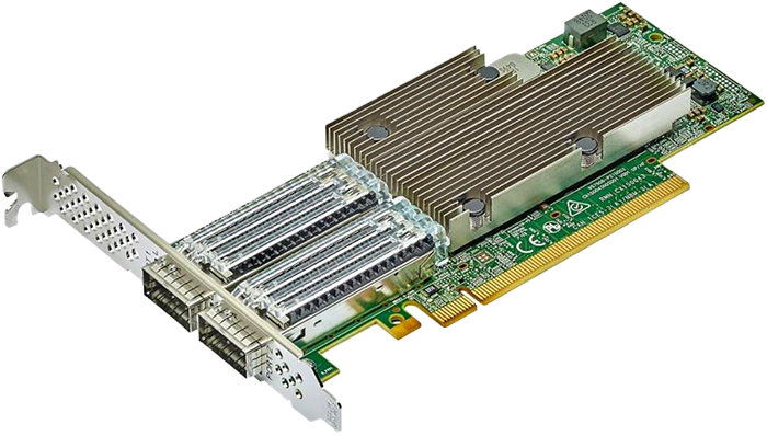 NIC Ethernet PCIe 100 G de dos puertos