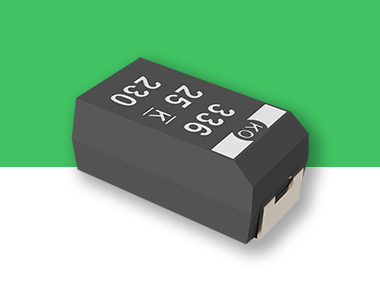 Condensador de pol&iacute;mero de t&aacute;ntalo de la serie T521