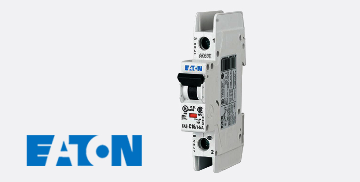 Disyuntores industriales en miniatura de Eaton