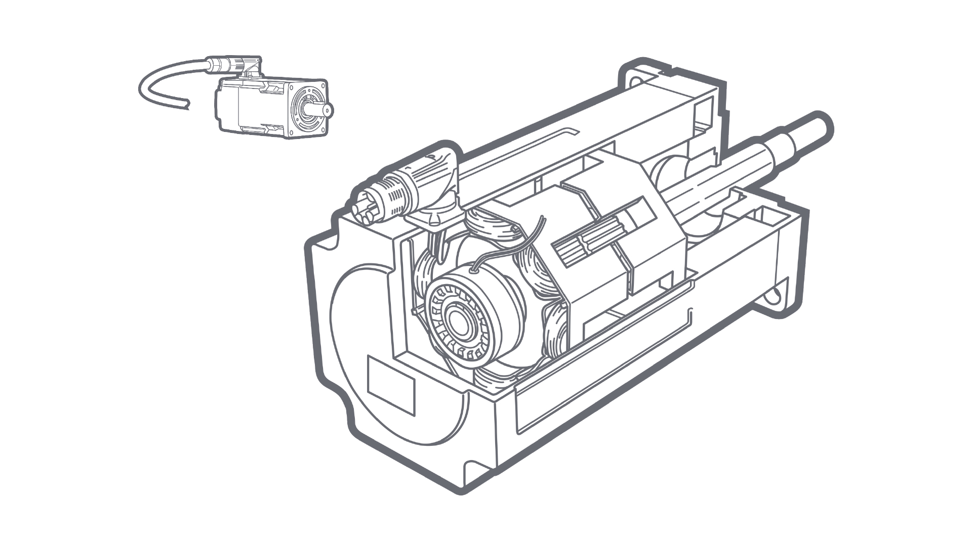 Desmontaje del servomotor