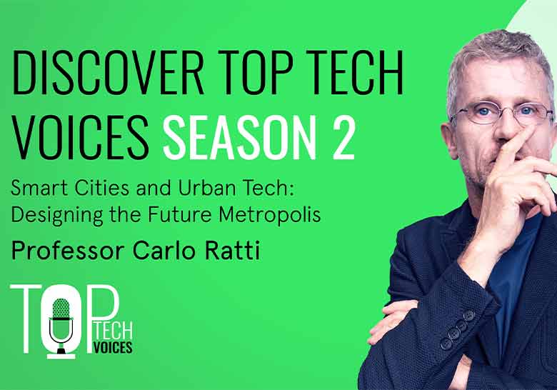 Entrevista de Mejores voces de la tecnolog&iacute;a a Carlo Ratti sobre ciudades inteligentes, datos, adaptaci&oacute;n al clima y espacio p&uacute;blico